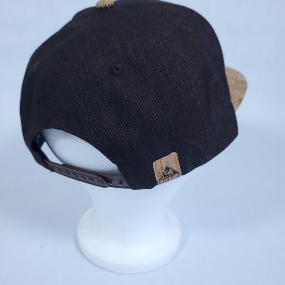 Cork Bill Trucker Hat Snapback Adjustable Cap Excellent Cond Brown - Picture 3 of 10